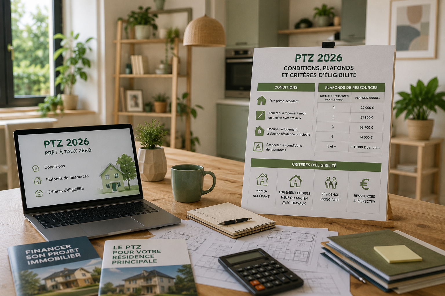 PTZ 2026 : conditions, plafonds et critères d’éligibilité